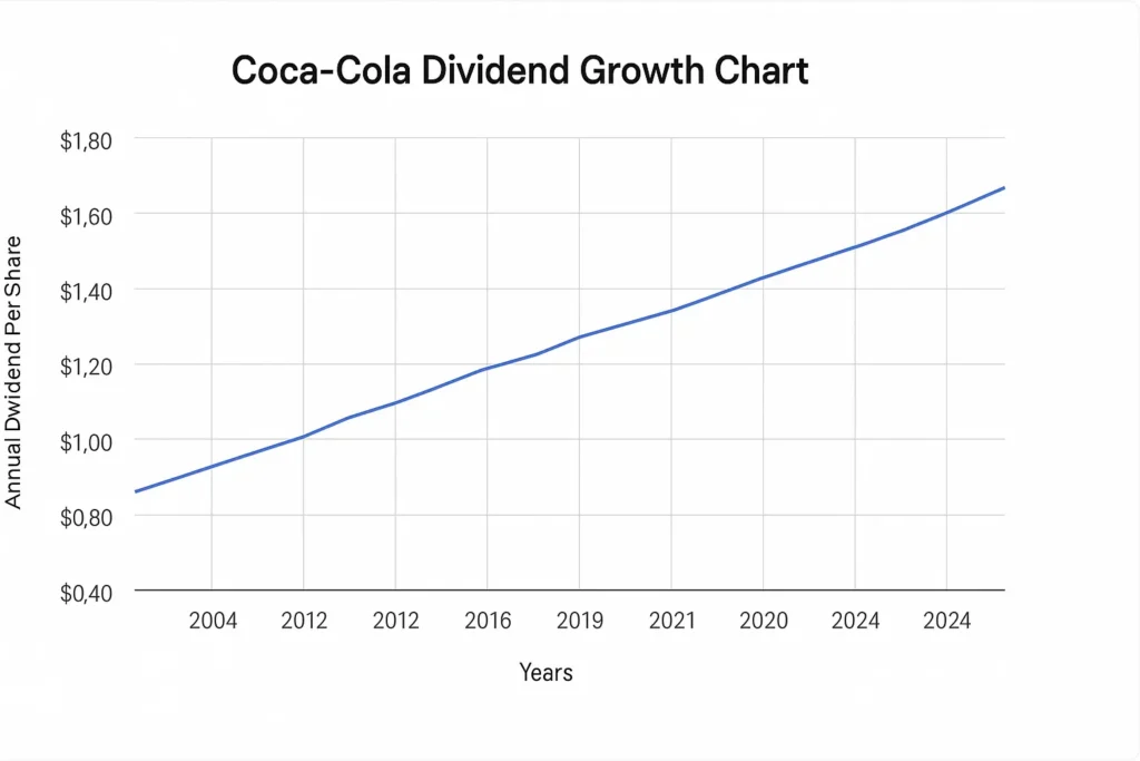 KO dividend growth: coca-cola dividend calculator